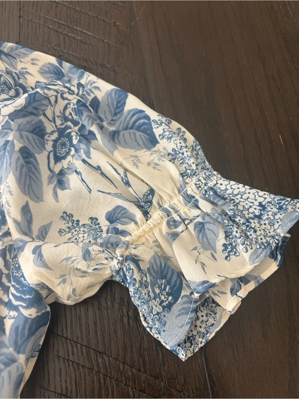 Reformation Constance Floral Print Puff Sleeve Top